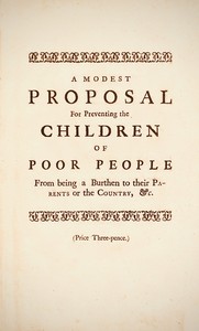 Sampul A Modest Proposal